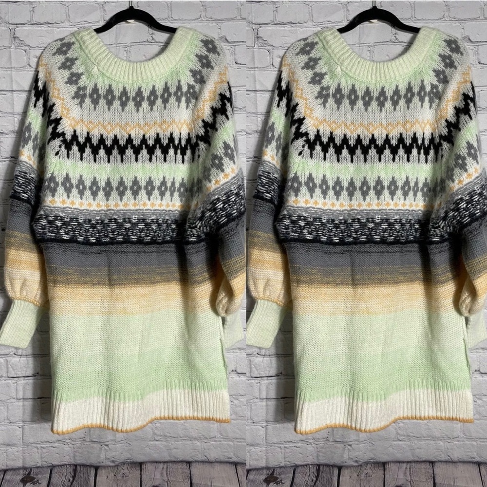 New Free People Frozen Forrest Tunic Knit Sweater🛑Notforsale🛑 - Picture 4 of 4